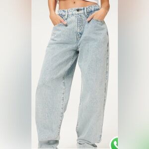 Good American Light Blue Women Jeans